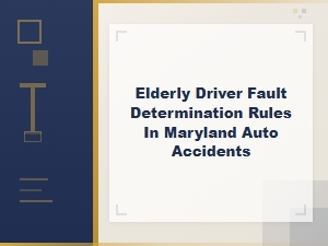 Filing Claims After an Elderly Driver Accident in Md